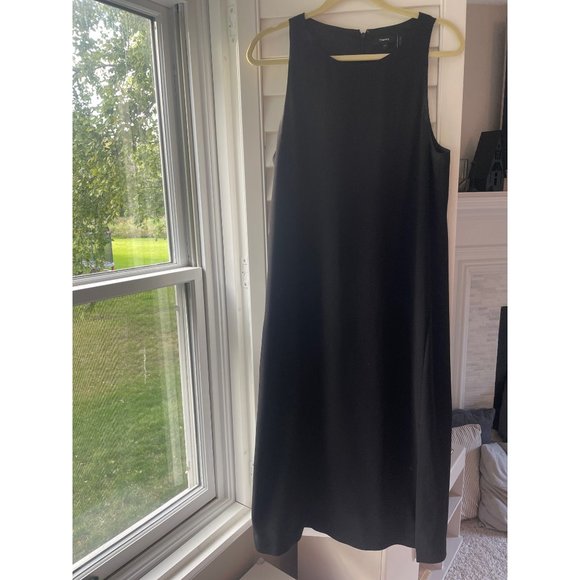 Theory Dresses & Skirts - THEORY Black Classic Sleeveless Pointe Midi Dress | Office & Work Dress
